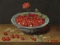 Wild Strawberries and a Carnation in a Wan-Li Bowl (1620), Jacob van Hulsdonck